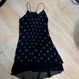 Club Monaco- silk chiffon dress double lining Size 8